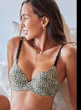 Jockey underwire bra 🐆 leopard 38B feminine look great condition sexy fe